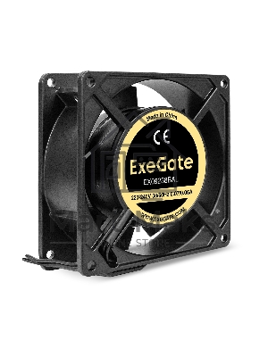 Вентилятор для корпуса ExeGate EX09238BAL черный, 92 мм, 2800 об/мин, 40 дБ