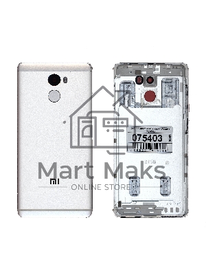 Задняя крышка для Xiaomi Redmi 4 серебро