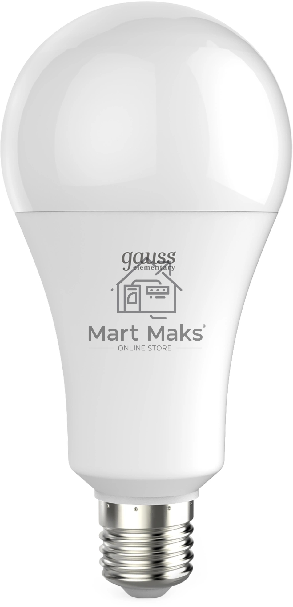 Лампа светодиодная Gauss Elementary A67 30Вт цок.: E27 груша 220B св. свеч. бел. теп. А67 (упак.: 10 шт)