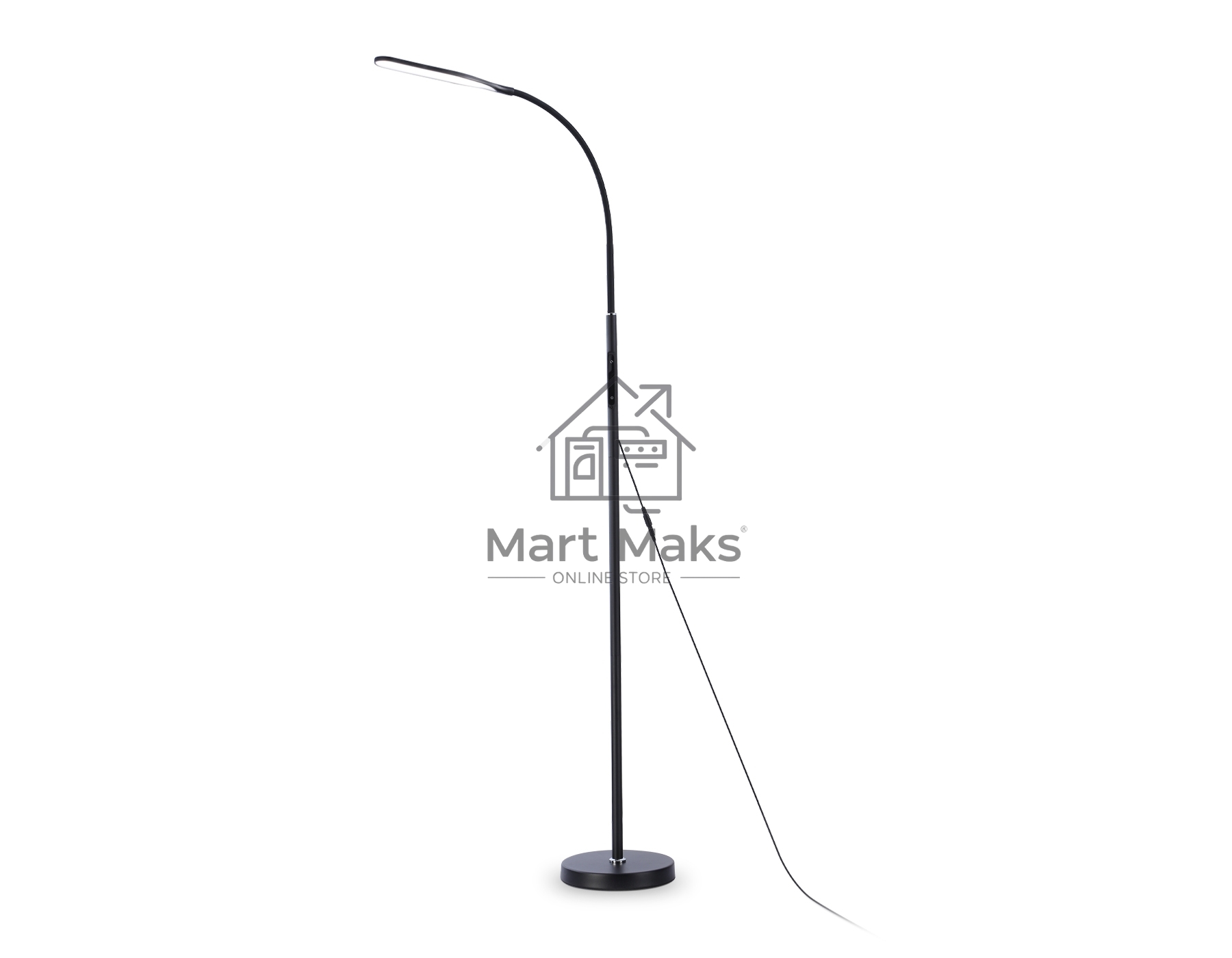Светильник Ambrella light TR97706 BK черный LED 12W 3000K-6400K 250*190*1770 (ПДУ РАДИО 2.4G)