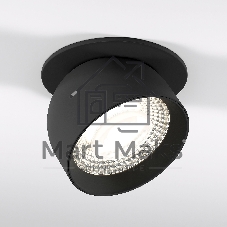 25092/LED / светильник встраиваемый светодиодный / черный