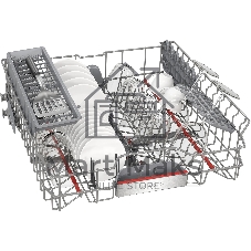 Посудомоечная машина Bosch SMP6EMI86Q, нержавеющая сталь, 60 см, 13 компл., сушка теплообменник, класс A