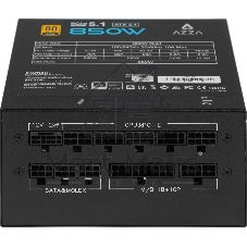 Блок питания Azza PSAZ-850G, 850Вт, 80 PLUS Gold, 120мм, модульный, черный