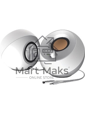Акустическая система Creative PEBBLE MF1680 2.0 белый 4.4Вт