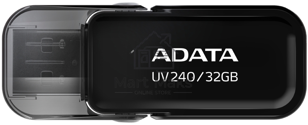 Флешка USB R/W ADATA R/W 32GB ADATA UV240, USB 2.0, черный