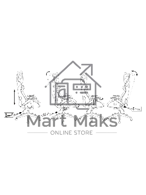 Кресло игровое Бюрократ VIKING 4 AERO BLACK EDITION черный искусст.кожа/ткань