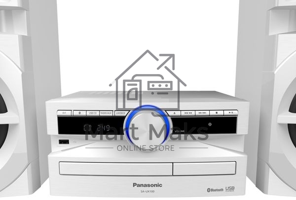Минисистема Panasonic SC-UX100EE-W белый 300Вт/CD/CDRW/FM/USB/BT