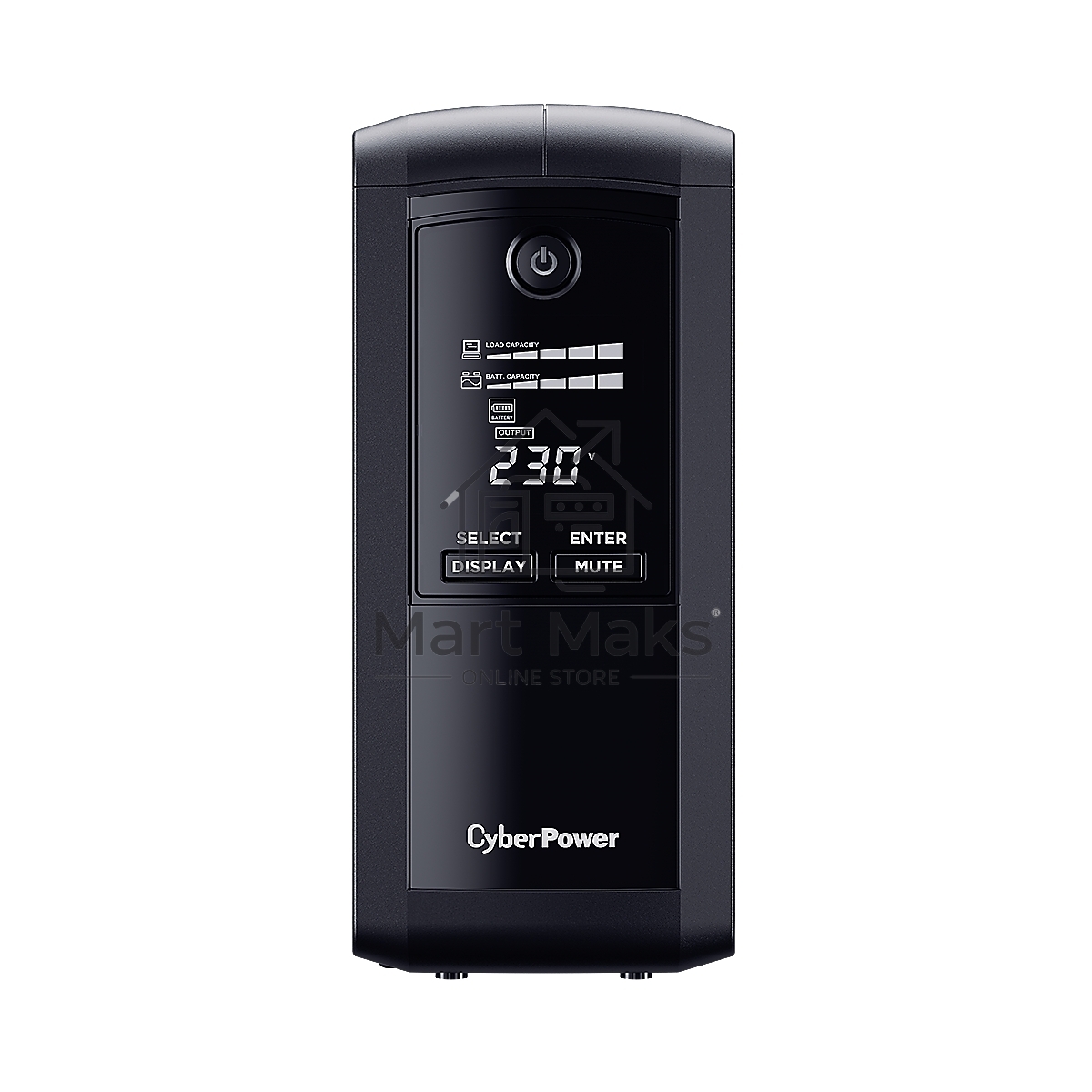 Источник бесперебойного питания UPS CyberPower VP700EILCD Line-Interactive 700VA/390W USB/RS-232/RJ11/45 (6 IEC С13)