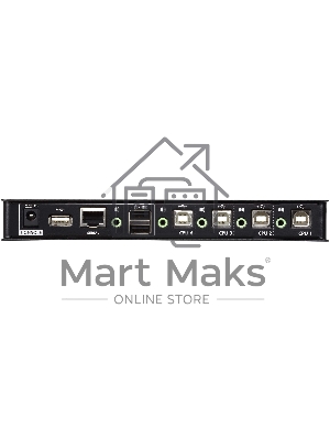 Переключатель КМ 4-портовый USB с функцией Boundless Switching (кабели включены) 4-Port USB Boundless KM Switch