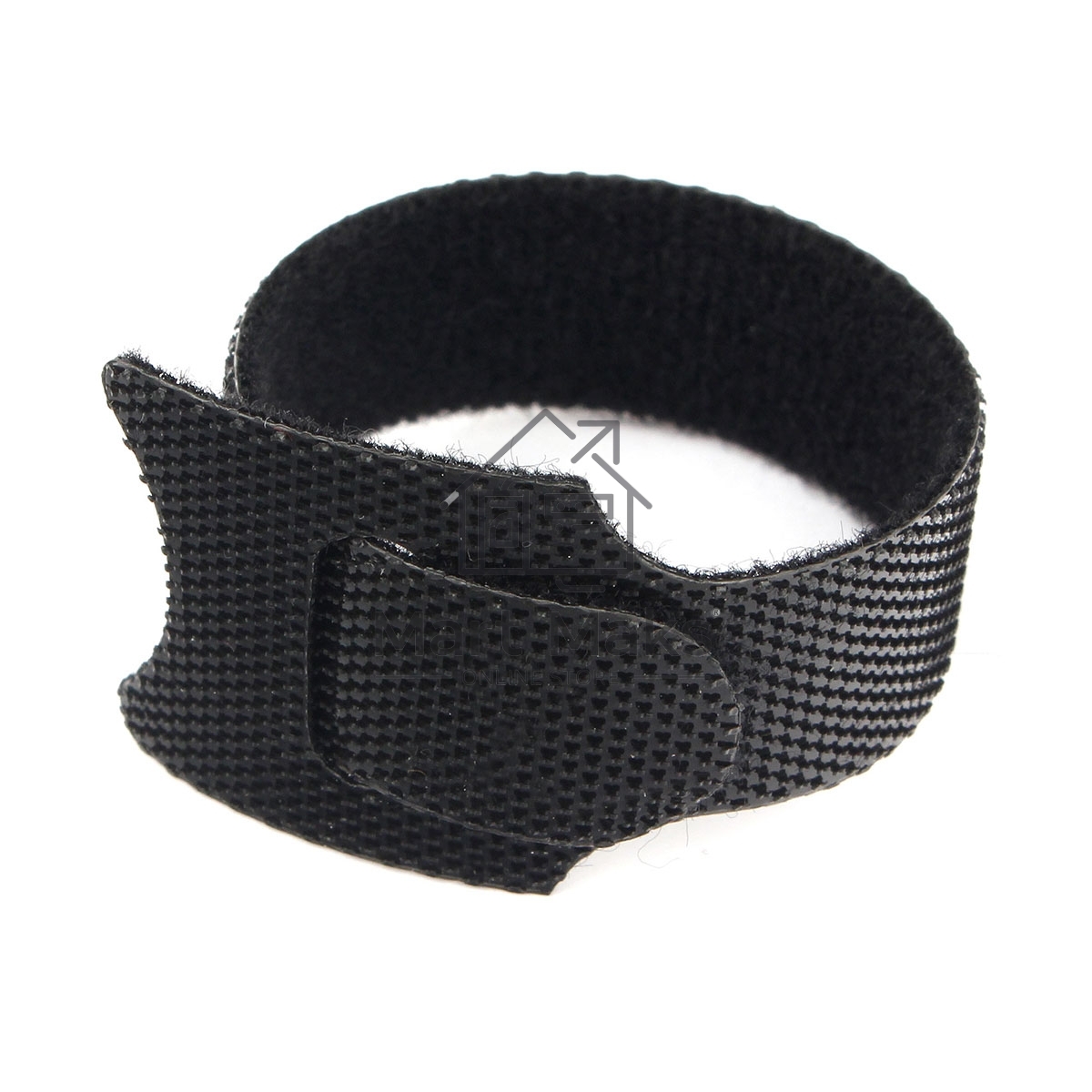 Хомуты-липучки на основе ленты Velcro® VT-125x11BK 125 x 11 мм, черные (12 шт.)
