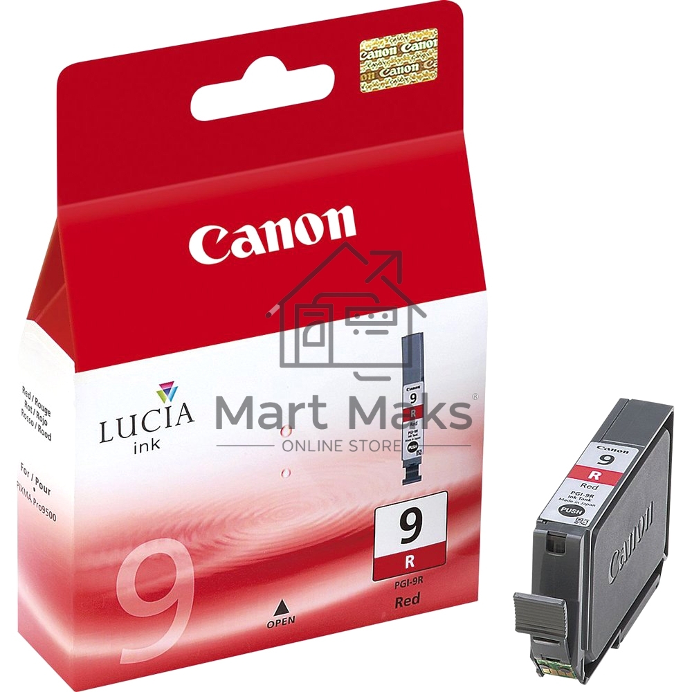 Картридж струйный Canon PGI-9R (1040B001) красный (14 мл.) для Canon Pixma 9500 (Mark II)