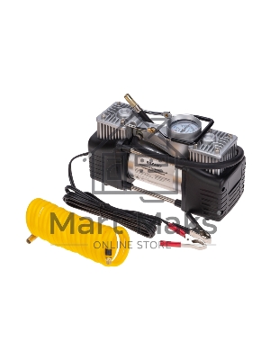 Компрессор автомобильный усиленный двухпоршневой в кейсе с набором инструментов (60л/мин, 10 АТМ) Rexant