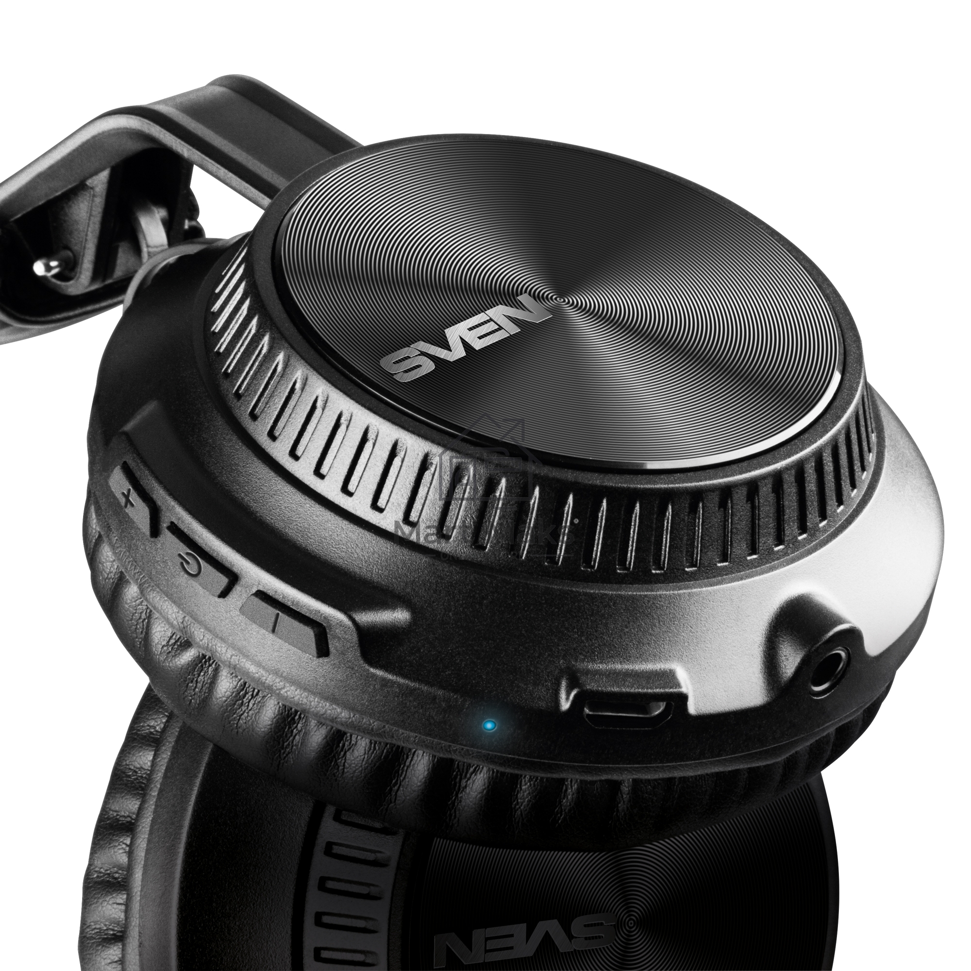 Гарнитура накладные Sven AP-B630MV 1м черный беспроводные bluetooth оголовье