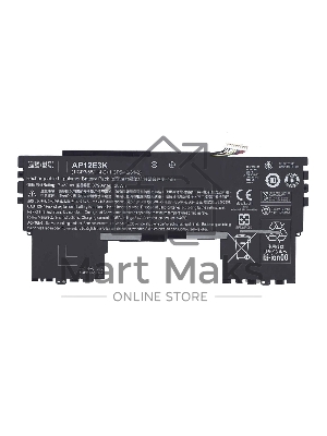 Аккумуляторная батарея для ноутбука Acer Aspire S7-191 7.4V 3790mAh 28Wh AP12E3K