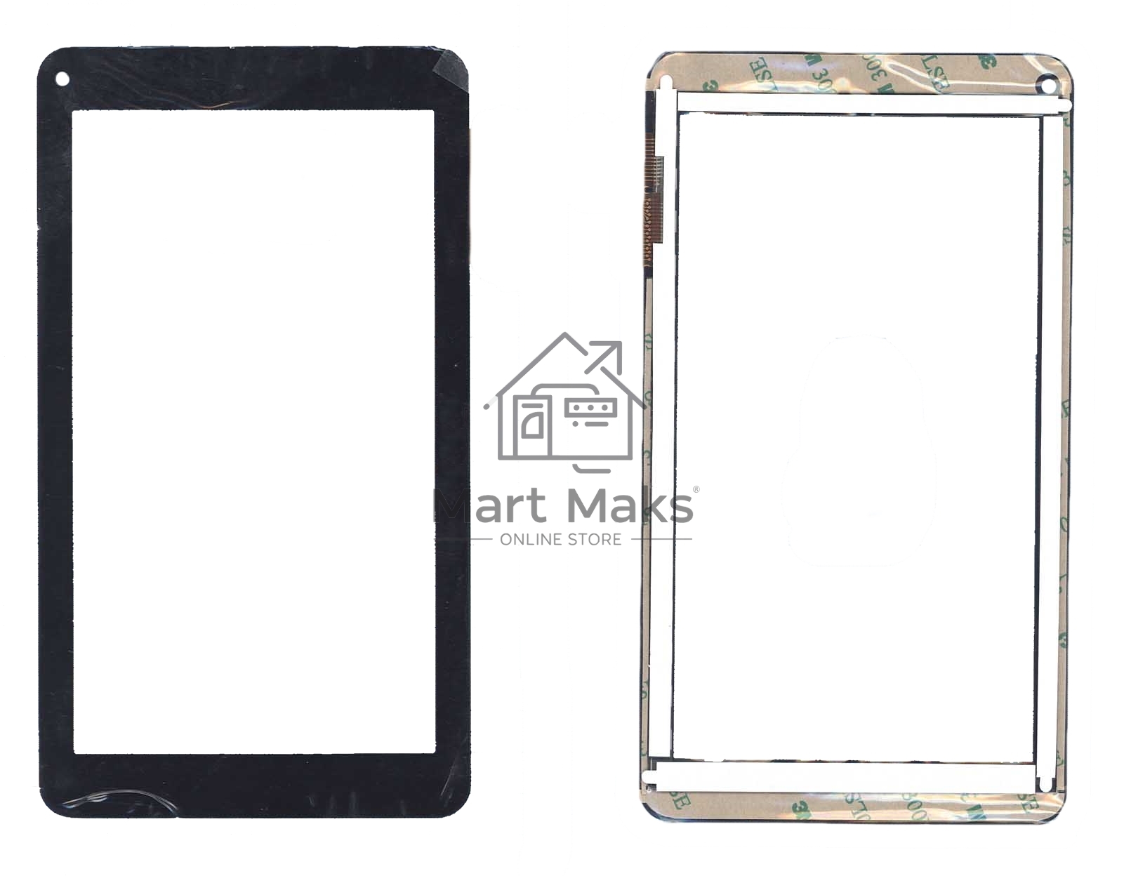 Сенсорное стекло (тачскрин) ZHC-283A, черное