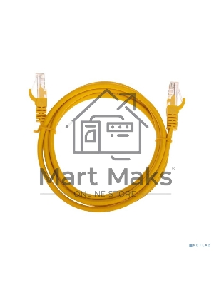 Патч-корд U/UTP Rexant cat.5e, RJ45-RJ45, 26AWG, ZH нг(А)-HF, желтый, 1,5 м