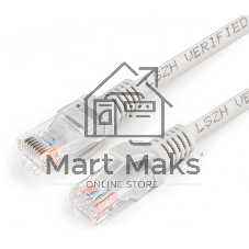 Патч-корд Premier PP31-0.5M-LSZH 1 Гбит/с UTP 4 пары cat.5e CCA molded 0.5м серый RJ-45 (m)-RJ-45 (m)