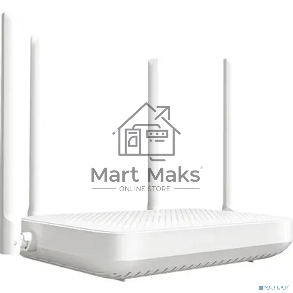 Роутер Wi-Fi Xiaomi Mi Router AX1500 RD12, 2.4/ 5 ГГц, до 1.5 Гбит/с, LAN 3x1 Гбит/с, WAN 1x1 Гбит/с