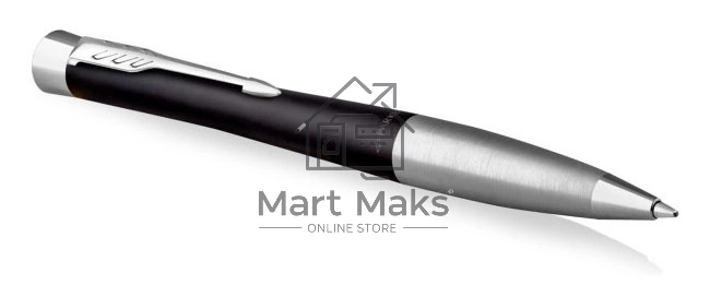 Ручка шариковая Parker Urban Core (CW2150858) Muted Black CT M, черные чернила, подарочная коробка с европодвесом