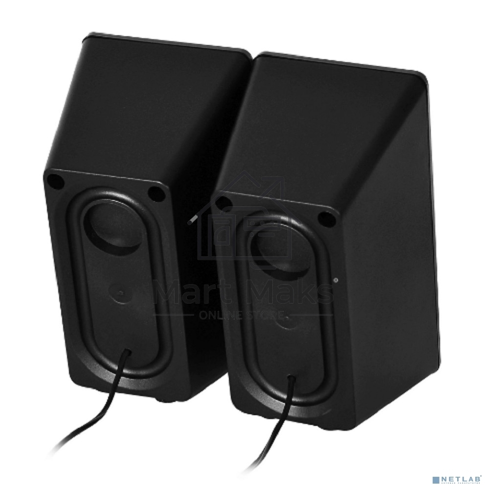 Колонки Oklick OK-165 2.0 черный 6Вт