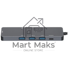 USB-концентратор Gembird UHB-D1, USB Type-C, USB/USB Type-C/PD100W/HDMI, USB Type-C
