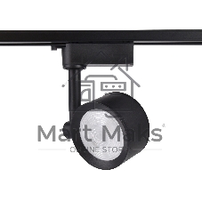 Трековый однофазный светодиодный светильник Ambrella light GL6391 BK черный LED 7W 4200K 24°
