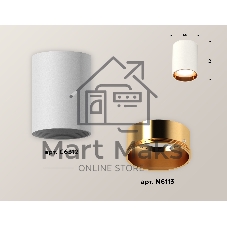 Светильник Ambrella Light XS6312023 SWH/PYG белый песок/золото желтое полированное MR16 GU5.3 (C6312, N6113)