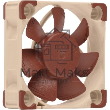 Вентилятор корпусной Noctua NF-A4x10 24V PWM, 40 мм, 5000 об/мин, 17.9 дБ, 4-pin PWM, без подсветки