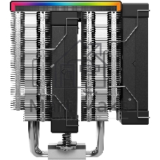 Кулер для процессора DEEPCOOL AK620 DIGITAL SE LGA20XX/1700/1200/115X/AM5/AM4 (9шт/кор, TDP 260W, PWM, DUAL Fan 120мм, 6 тепл. трубок, ARGb, черный) RET (R-AK620-BKADMN-GJD)