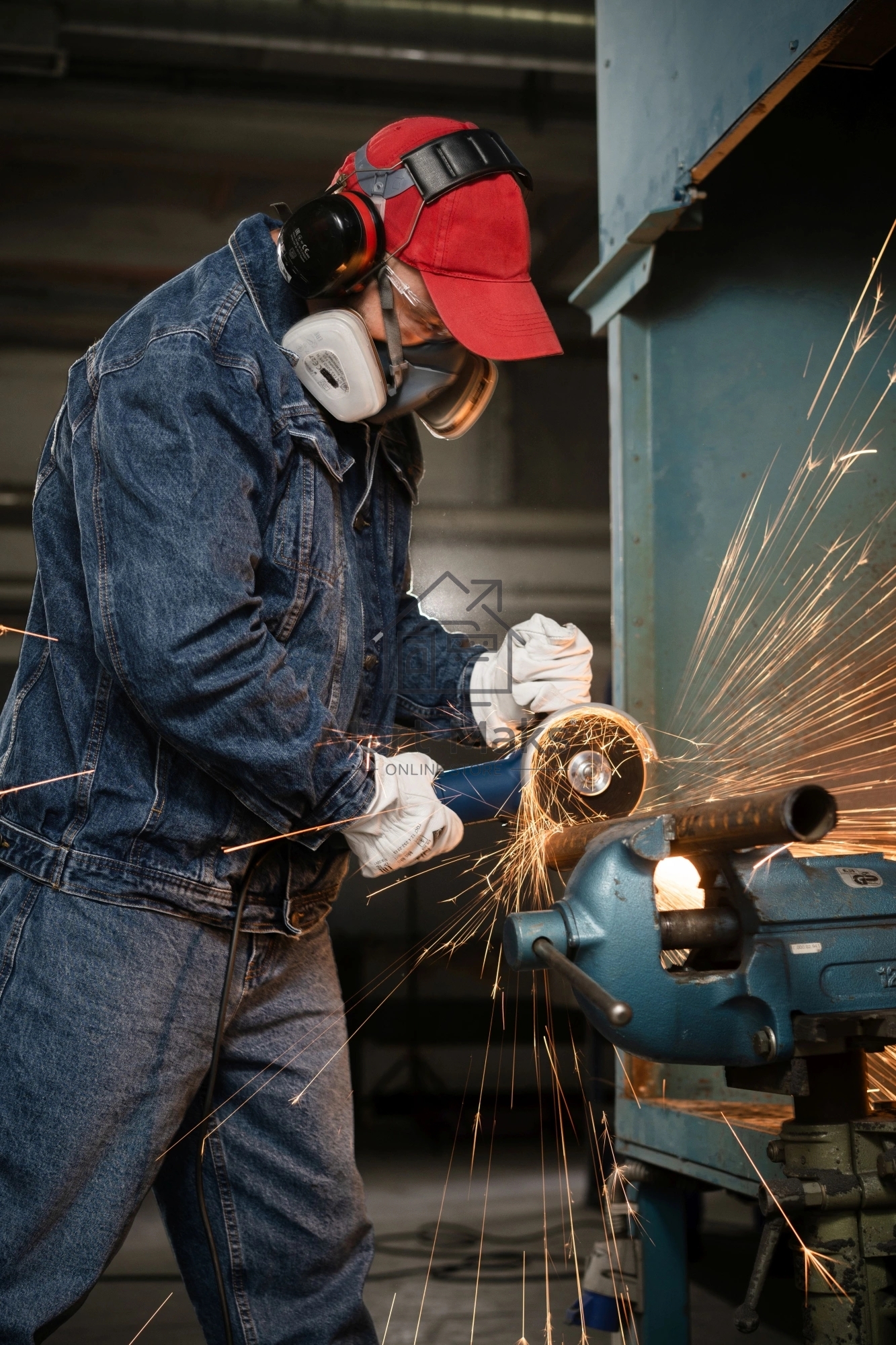 Угловая шлифовальная машина Энгельс УШМ 9-125 900Вт 12000об/мин рез.шпин.:M14 d=125мм (0.701.020.010)