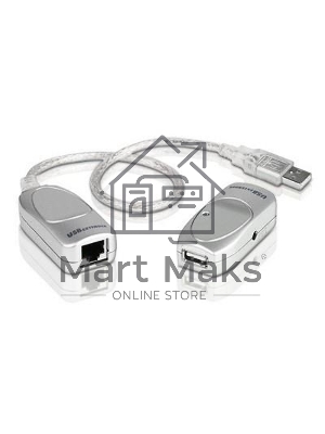 Кабель удлинитель USB 1.1 AM/AF Aten UCE60-AT до 60 метр.(через RJ45, по витой паре. Без патч-корда в комплекте), питание от шины