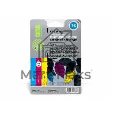Картридж струйный Cactus CS-C6578D №78 голубой/пурпурный/желтый (19мл) для HP DJ 900/1220C/PS P000/P1100