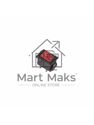 Выключатель клавишный 250V 3А (2с) ON-OFF красный Micro Rexant