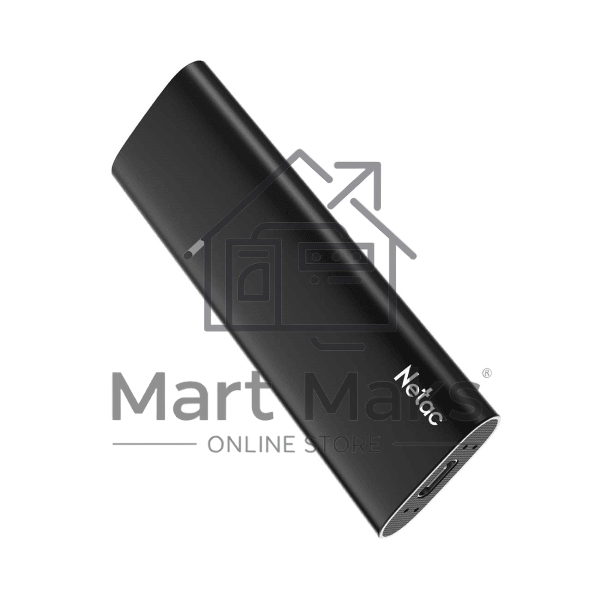 Внешний накопитель SSD Netac 500Gb Z SLIM <NT01ZSLIM-500G-32BK> (USB3.2, up to 520/480MBs, 100х29.5х9mm, Black)