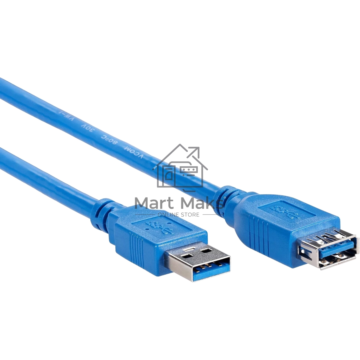Кабель удлинительный VCOM VUS7065-1M USB3.0 Am-Af 1m