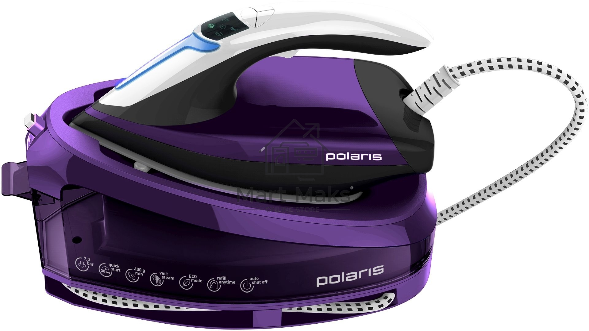 Парогенератор Polaris PSS 7510K 3000Вт фиолетовый/черный