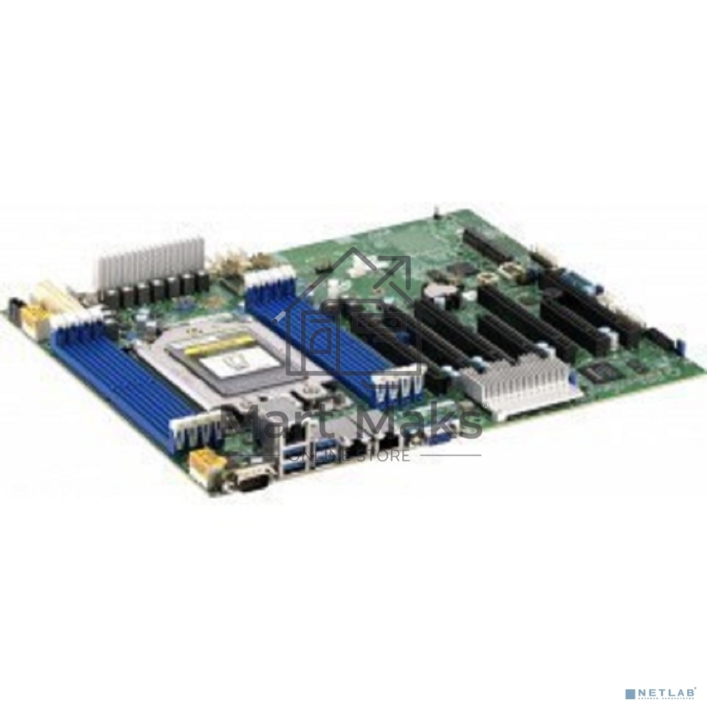 Серверная материнская плата Supermicro MBD-H12SSL-I-B, SP3, AMD EPYC 7002/7003, 8xDDR4, 8xSATA, 2xM.2, 5xPCIe x16, 2xPCIe x8, 2x1Gb LAN, 4xUSB 3.2 Gen 1, 1xVGA, ATX