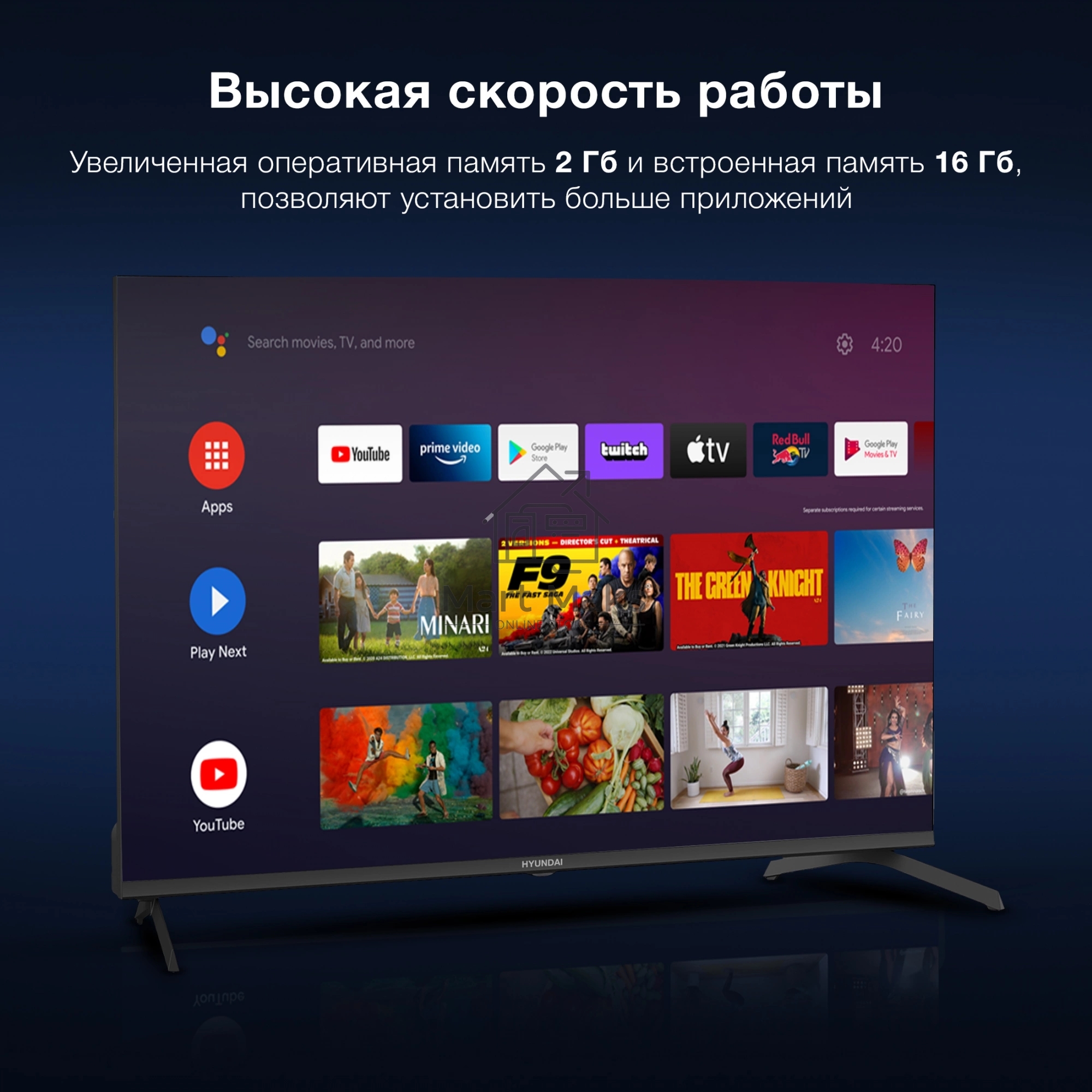 Телевизор Hyundai 43