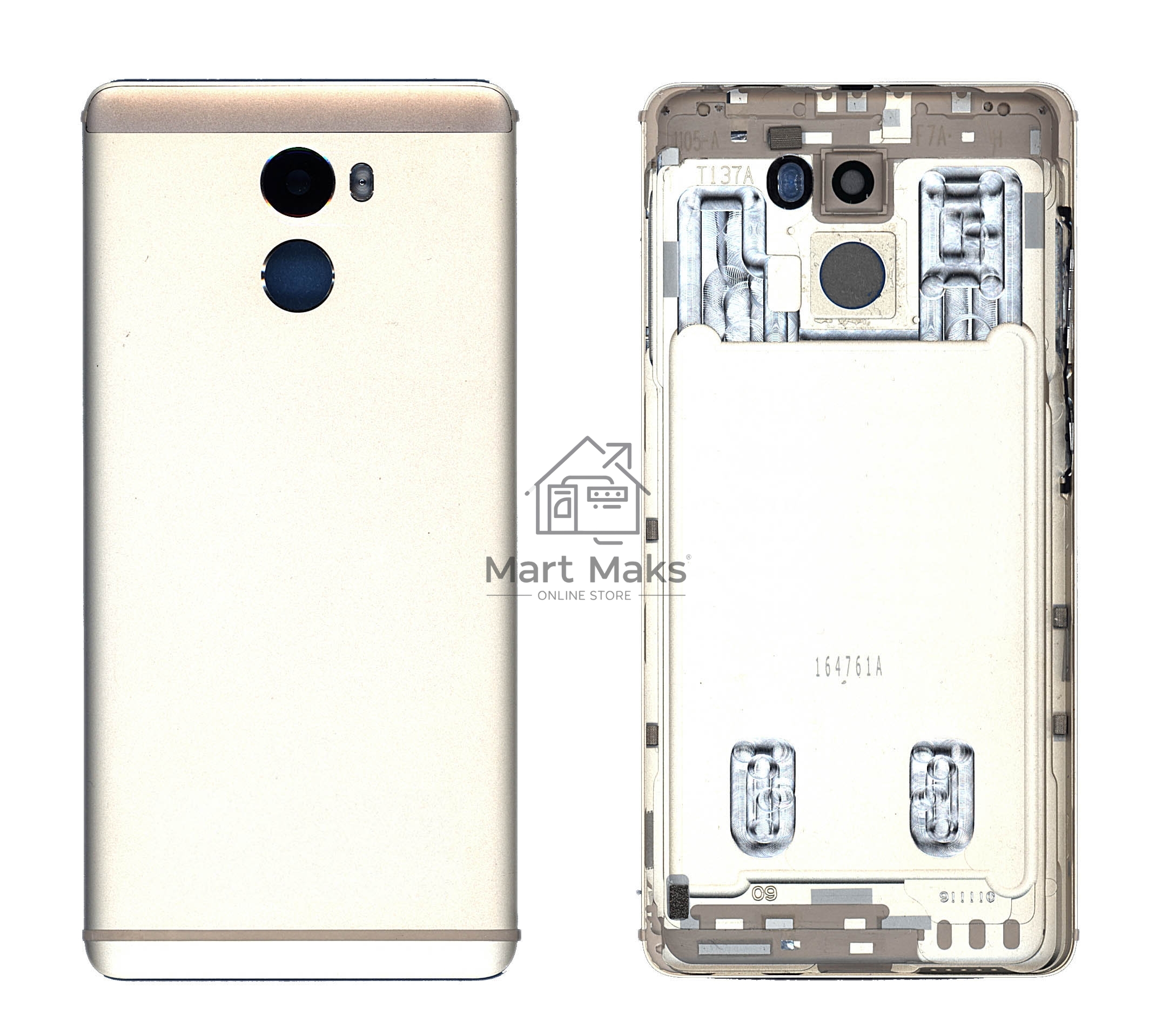 Задняя крышка для Xiaomi Redmi 4 золотая
