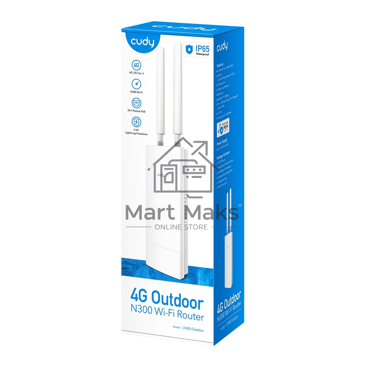 Точка доступа Cudy LT400 (LT400 OUTDOOR) N300 3G/4G белый