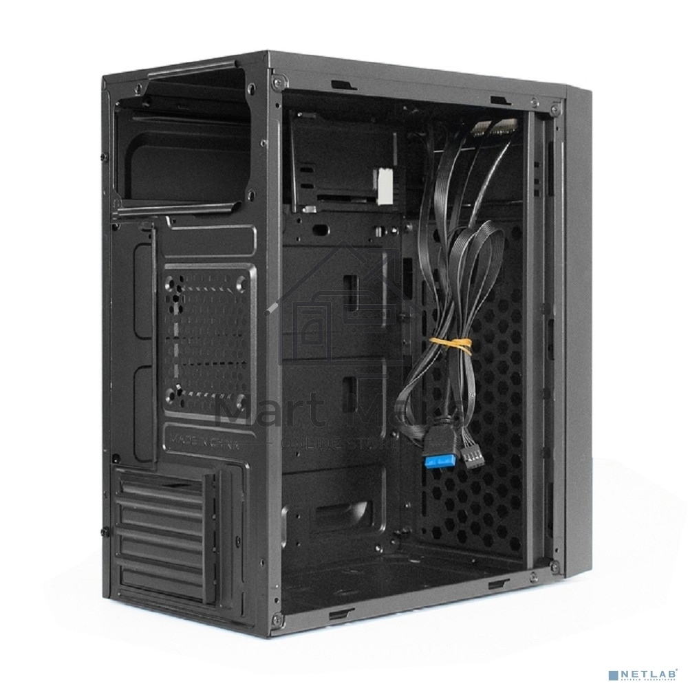 Компьютерный корпус Minitower ExeGate BAA-113U (mATX, без БП, 2*USB+1*USB3.0, аудио, черный)