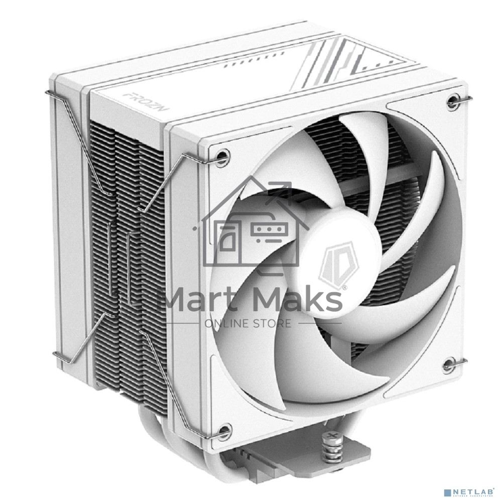 Кулер для процессора ID-COOLING FROZN A410 DW белый 120мм алюминий+медь 2000rpm 30db 4-pin 220W 152мм