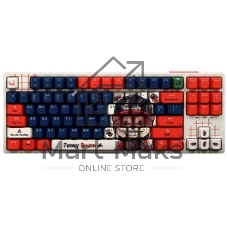 Клавиатура A4Tech Bloody AT87 проводная USB черный/красный