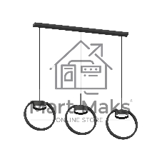 Корпус светильника C9107/3 SBK черный песок 700*20*1085mm GX53/3