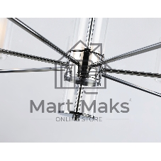 Люстра Ambrella light LH56003/7 СH/FR хром/белый матовый E14*7 max 40W D790*1260