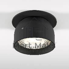 25092/LED / светильник встраиваемый светодиодный / черный