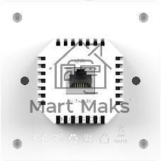 Точка доступа AC1200 Dual Band Gigabit Wall Plate Access Point, 867Mbps at 5GHz + 300Mbps at 2.4GHz, 1 x Gigabit PoE-IN Port, 802.3af / at, 1 x Gigabit RJ45 ports, Cudy Mesh Support