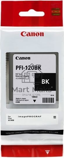Картридж струйный Canon PFI-120 BK 2885C001 черный (130 мл) для Canon imagePROGRAF TM-200/205