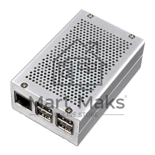 Корпус ACD Heat Dispersion Metal Aluminium Alloy Case for Raspberry Pi 3, Silver RA193