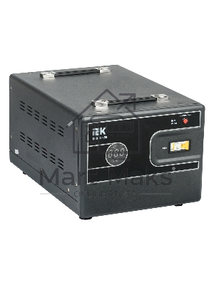 Стабилизатор напряжения IEK Hub 10кВА однофазный черный (IVS21-1-010-13)